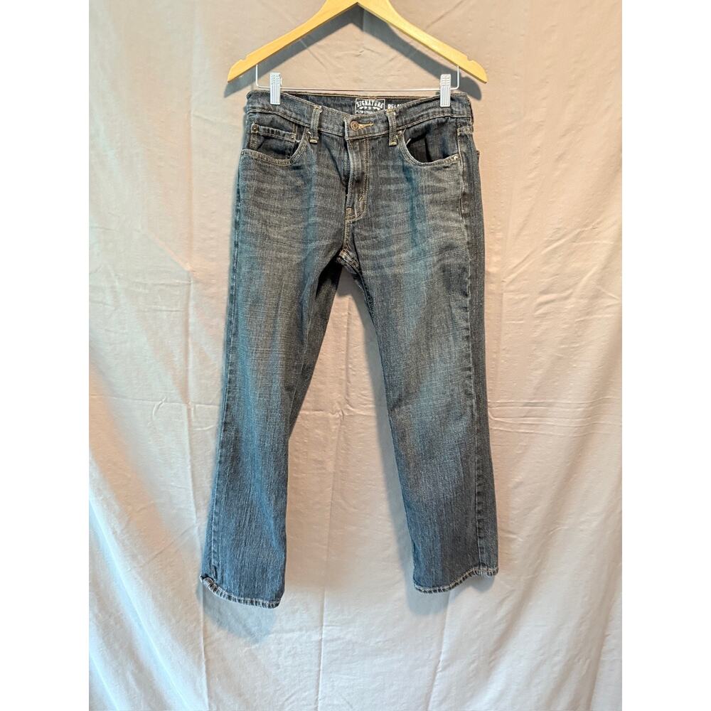 Signature by Levi Strauss & Co. Men's Relaxed Fit Jeans 30x30 Dark Wash Stretch
